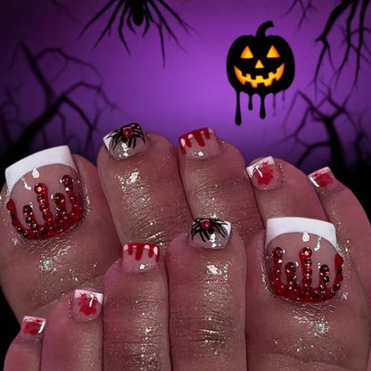 Halloween-Themen Dekorative Nagelkunst Set Brehn