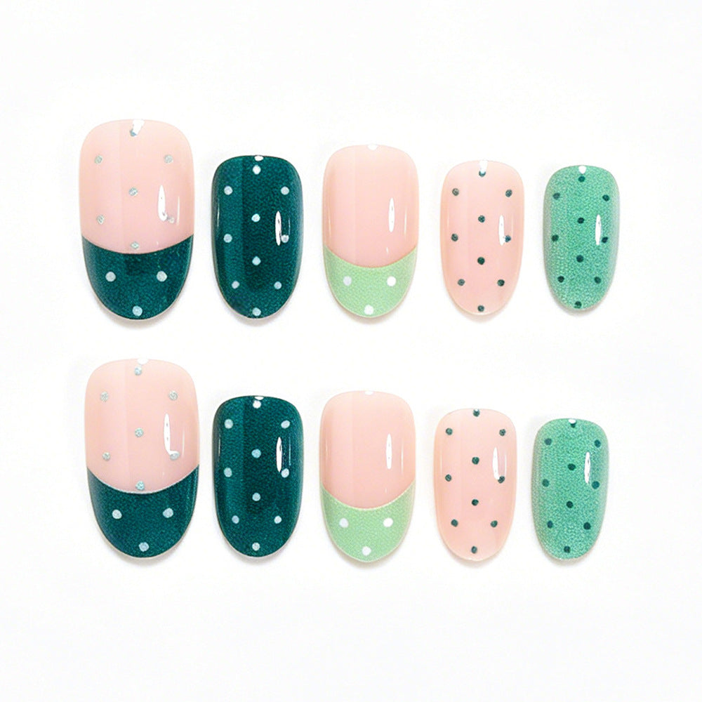 Verspielte Punkte Nagel-Wraps Brehn