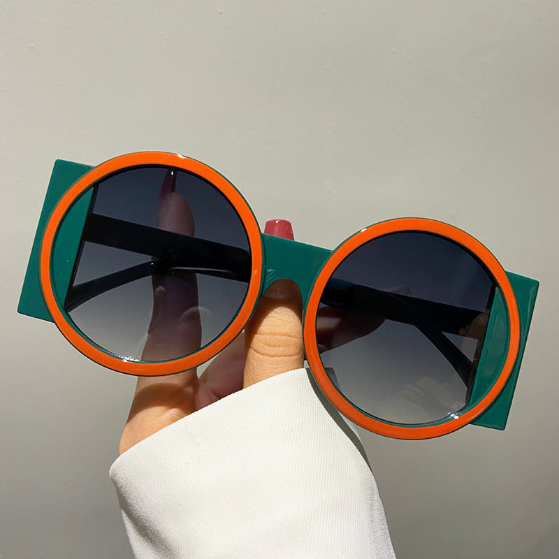 Damen oversized Sonnenbrille mit eckigem Rahmen und UV-Schutz Brehn
