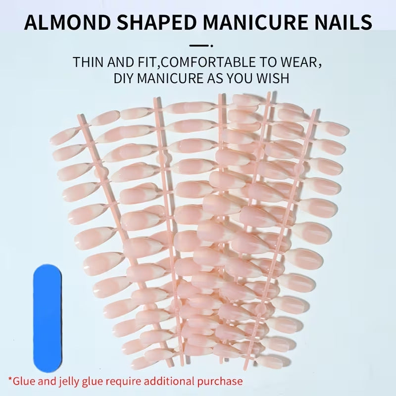 Premium langlebige mandelförmige Nagelspitzen Brehn