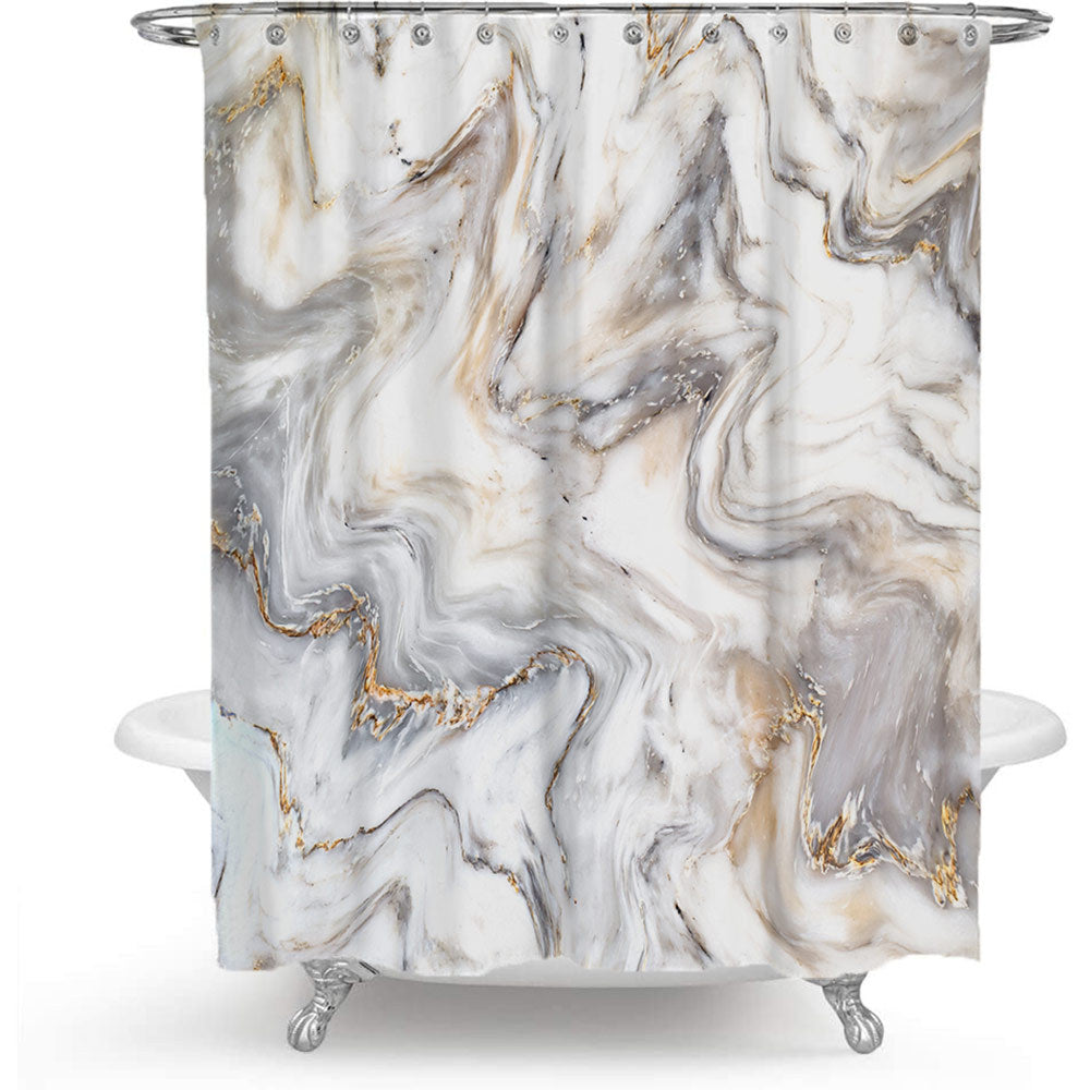 Elegante Duschvorhang mit Marmor-Muster Brehn