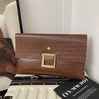 WoElegant Texturierte Abend Clutch Brehn