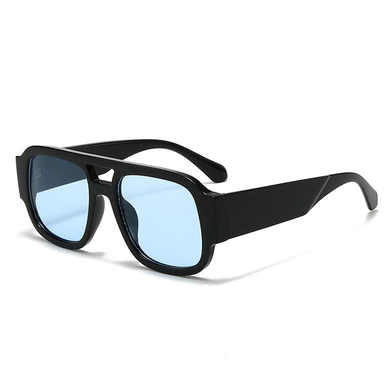 Unisex Bold Frame Retro Sonnenbrille Brehn