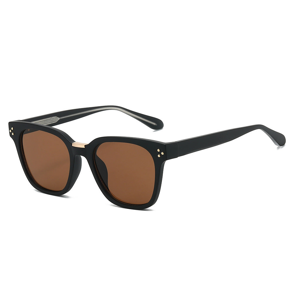 Damen Geometrische Sonnenbrille mit breitem Rahmen und UV-Schutz Brehn