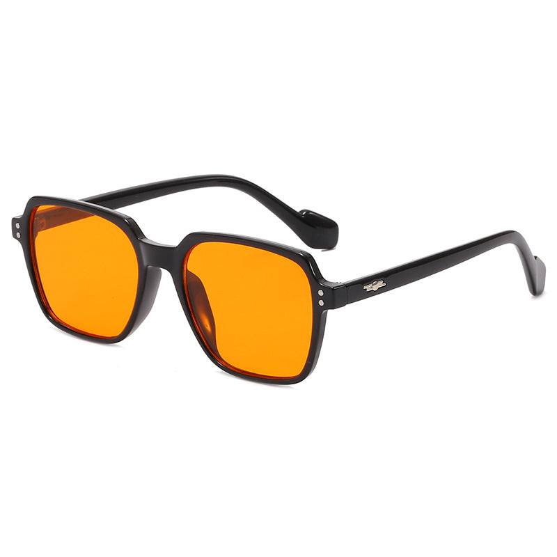 Damen quadratische Brille mit transparentem Rahmen und stylischem Design Brehn