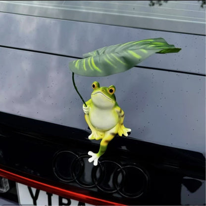 Lustige Froschfigur mit Schirm Brehn