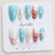 Küsten-Themen Press-On Nagelkunst Set Brehn