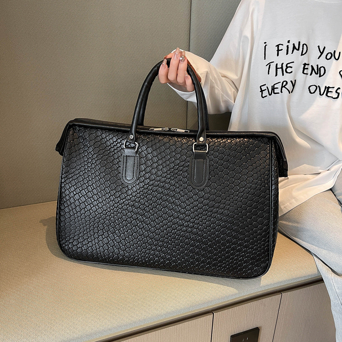 Elegante Handtasche mit Strukturiertem Design Brehn