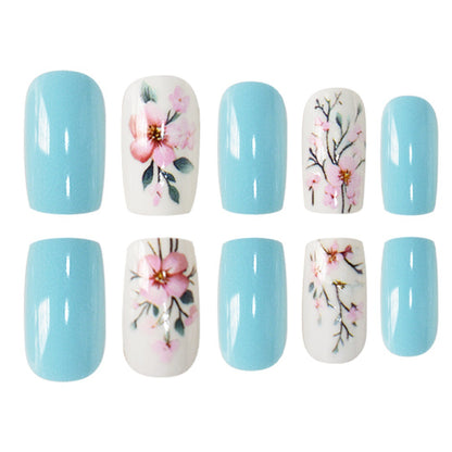 Florale Design Nagelkunst Verlängerungen Brehn