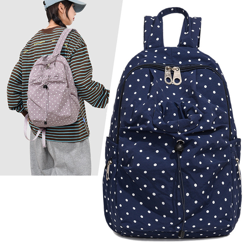 Polka-Dot-Design-Rucksack Brehn