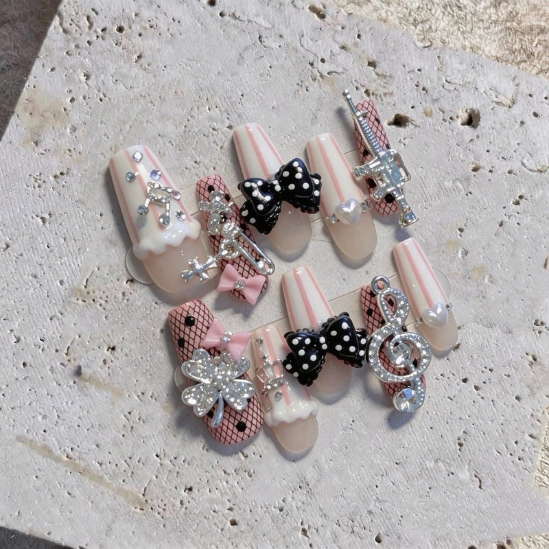 Glamourös Decoratives Nagelkunstset