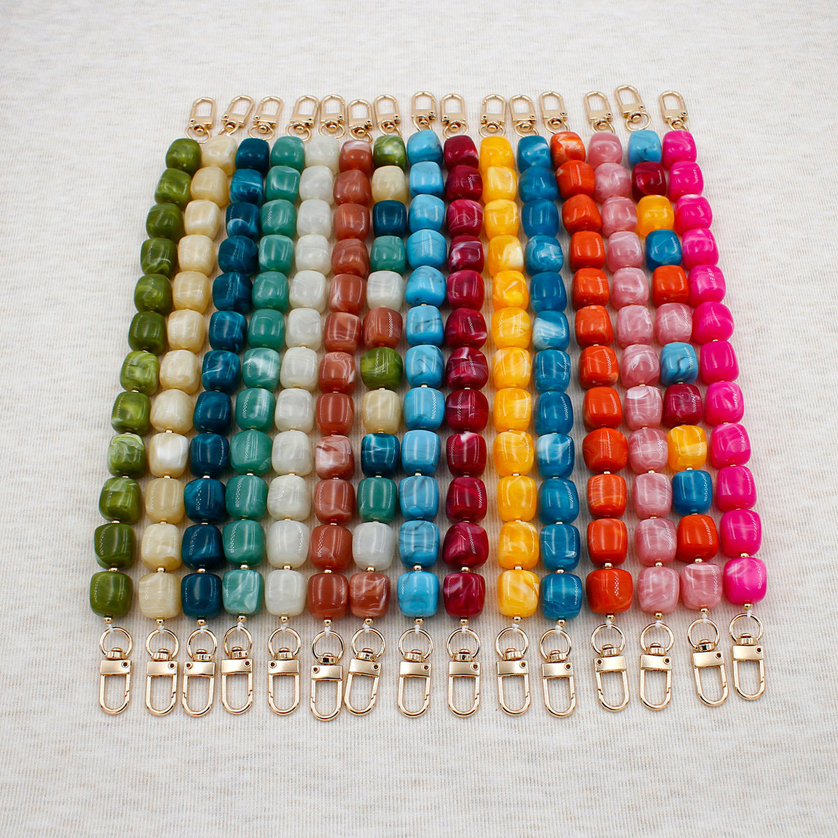 Chunky Beaded Brillen Kette Brehn