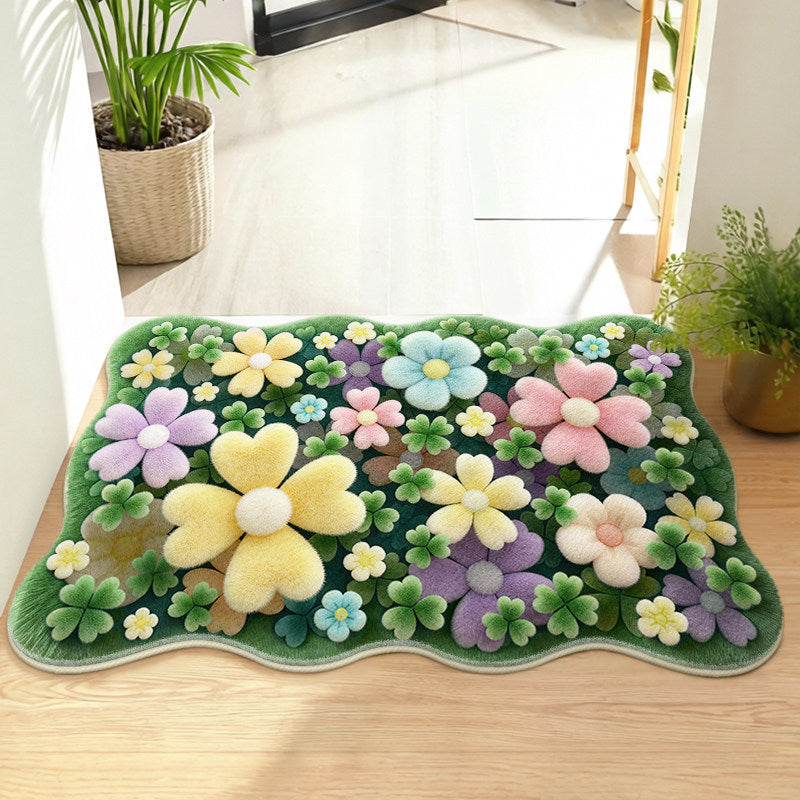 Blumenmuster Memory-Schaum Badewannenteppich Brehn
