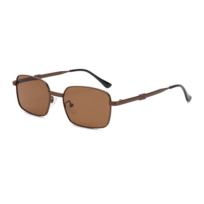 Herren Slim Quadrat Rahmen Sonnenbrillen Brehn