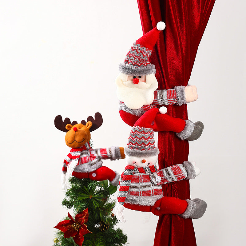 Weihnachtsmann Vorhang-Halter Brehn