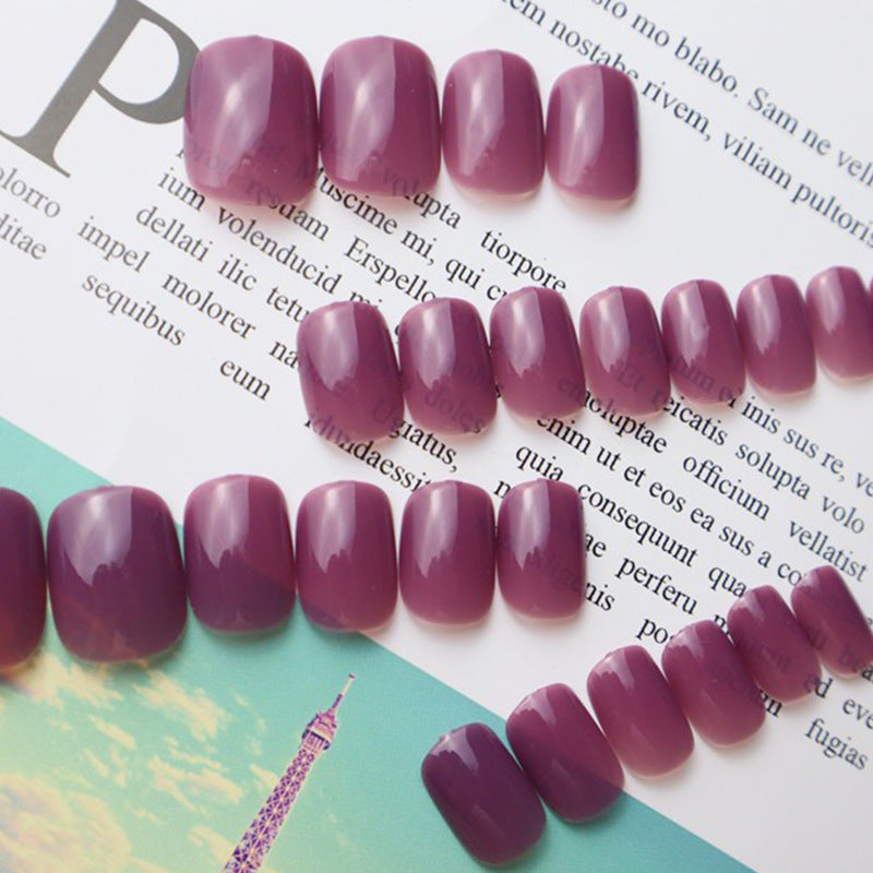 Glossy Press-On Nagelkunst mit elegantem Finish Brehn