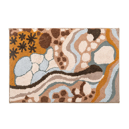 Dekorative Teppich