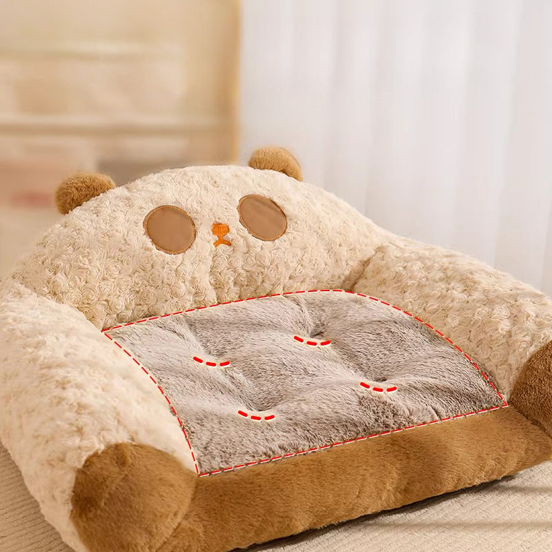Plüsch Bär-förmiges Hundebett