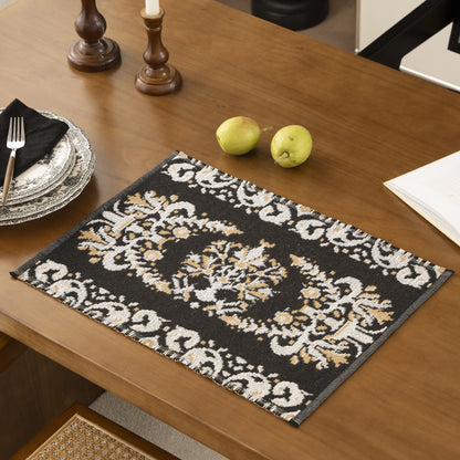 Wendbarer gewebter Teppichläufer mit ornamentaler Jacquard‑Struktur Brehn