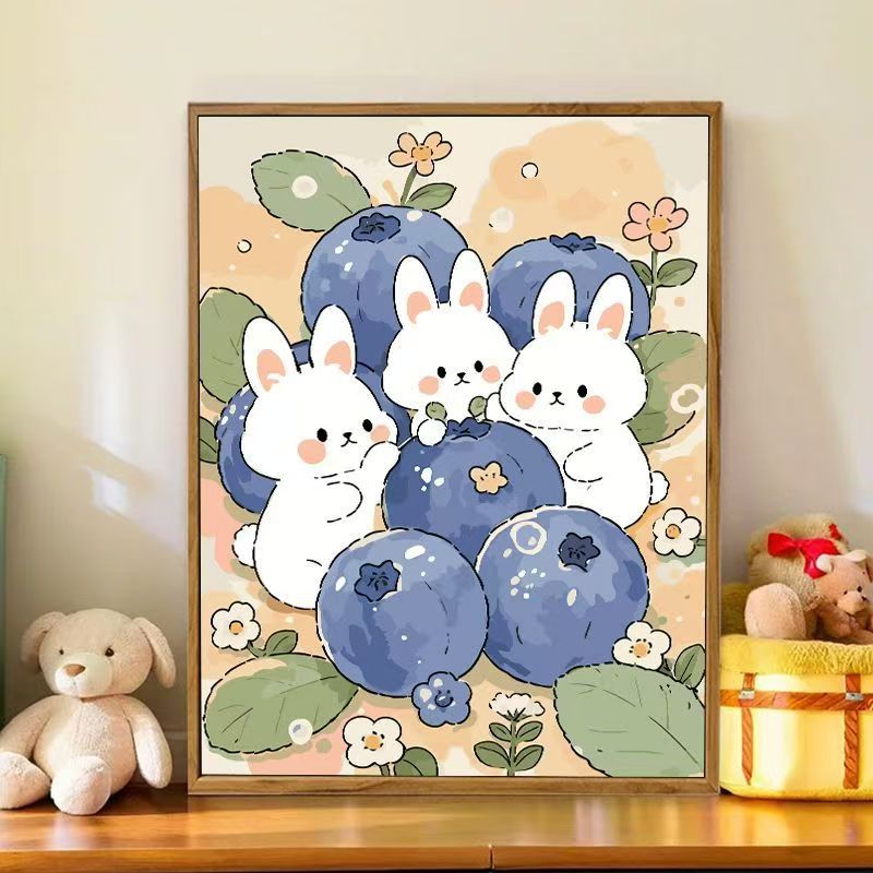 Verspielt Bunny-Thema Wandkunst Brehn