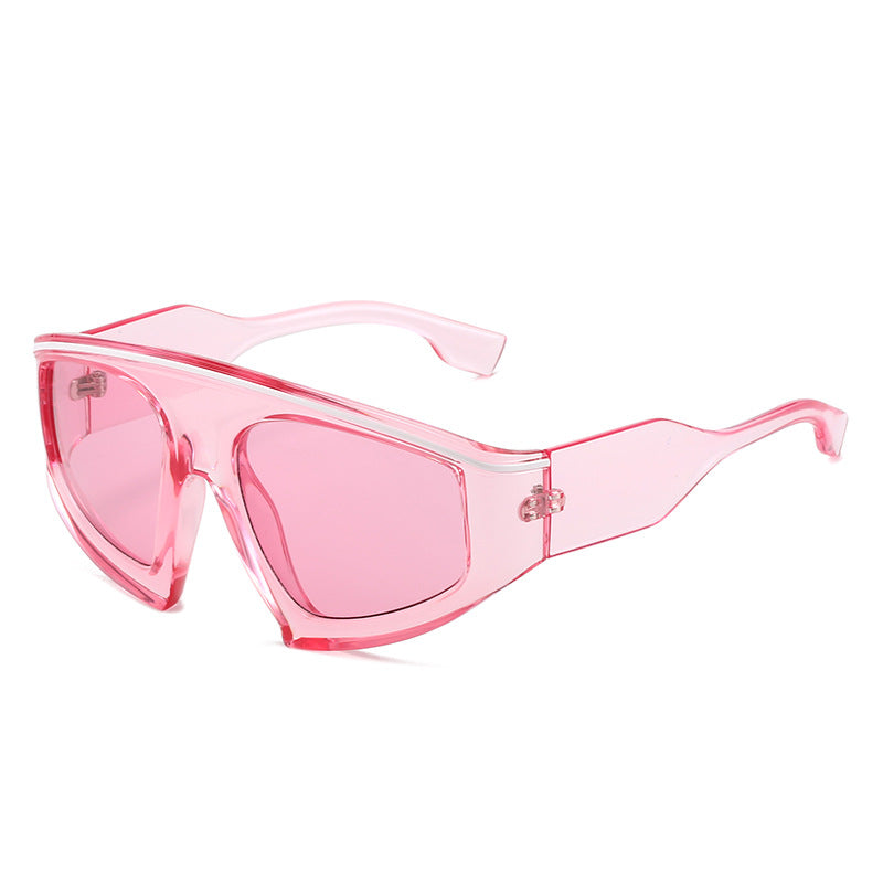 Damen Sportliche Sonnenbrille mit stylischem Rahmen und großen Linsen Brehn
