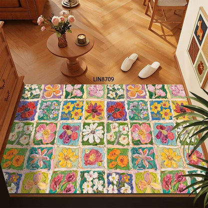Blumenmuster Dekorative Fußmatte Brehn