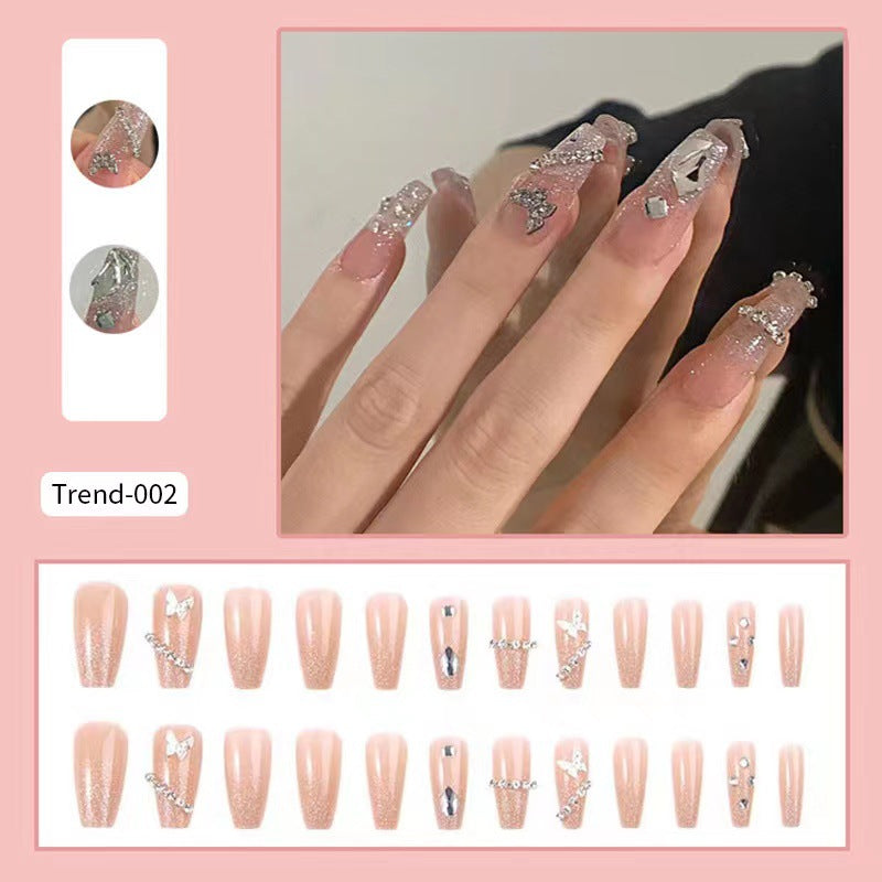 Funkelndes Strass-Kunstnagel-Set Brehn