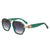 Damen modische Sonnenbrille im ikonischen achteckigen Design Brehn