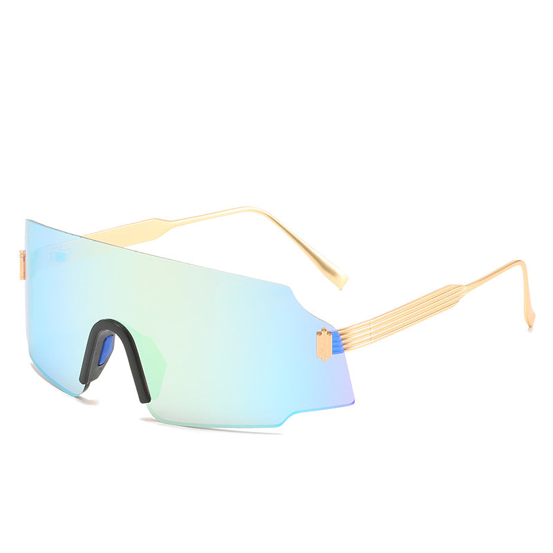 Damen sportliche Sicherheits-Sonnenbrille mit modernem, transparentem Design Brehn