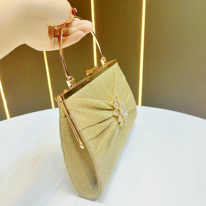 Glamouröse Metallische Abend-Handtasche