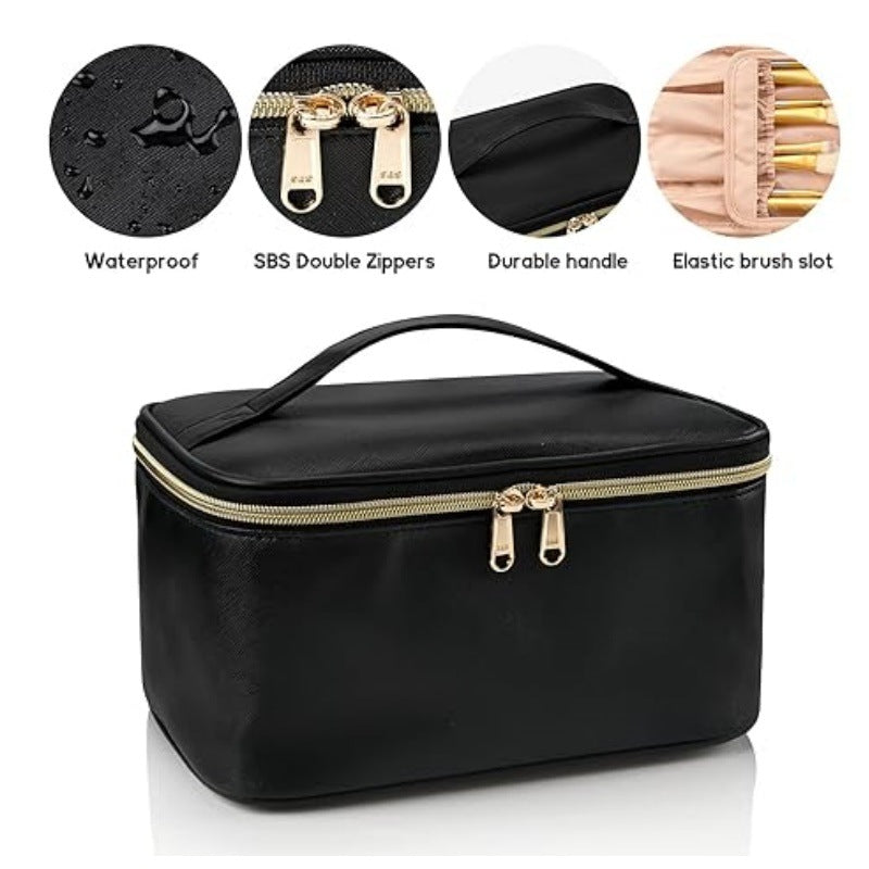 Kosmetik-Organizer-Tasche mit Strukturiertem Design und Vielseitigen Fächern Brehn