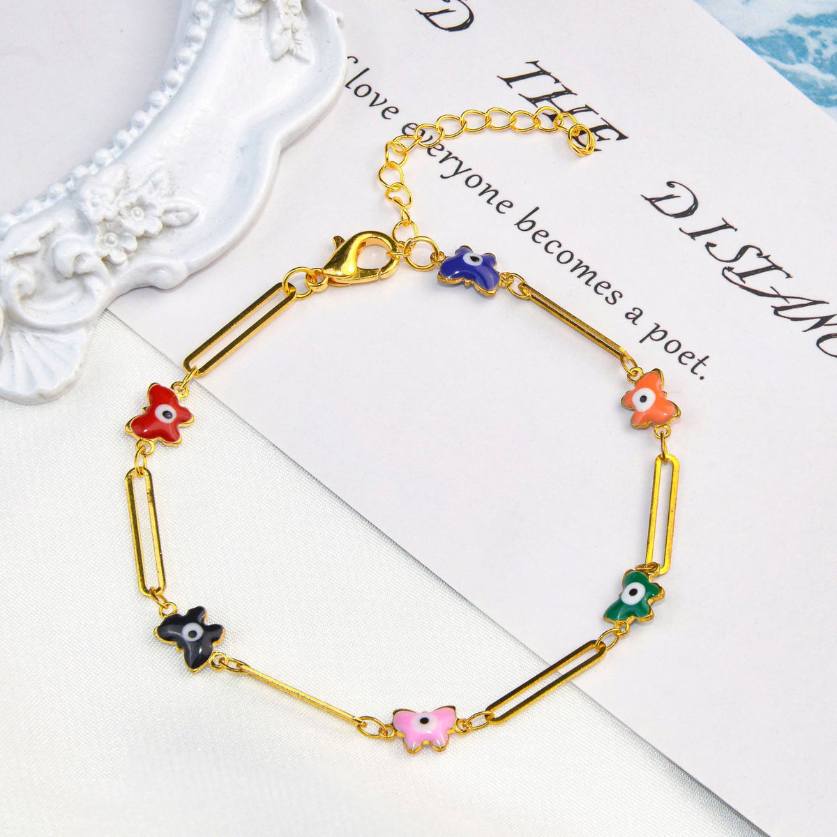 Künstlerisches Eye Charm Armband Brehn