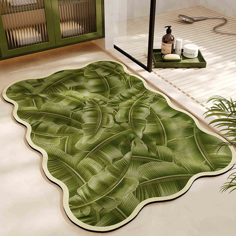 Floral Pattern Badmatte Brehn
