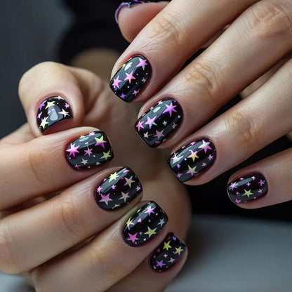 Sternen Nacht Themen Nagelkunst Erweiterungen Brehn