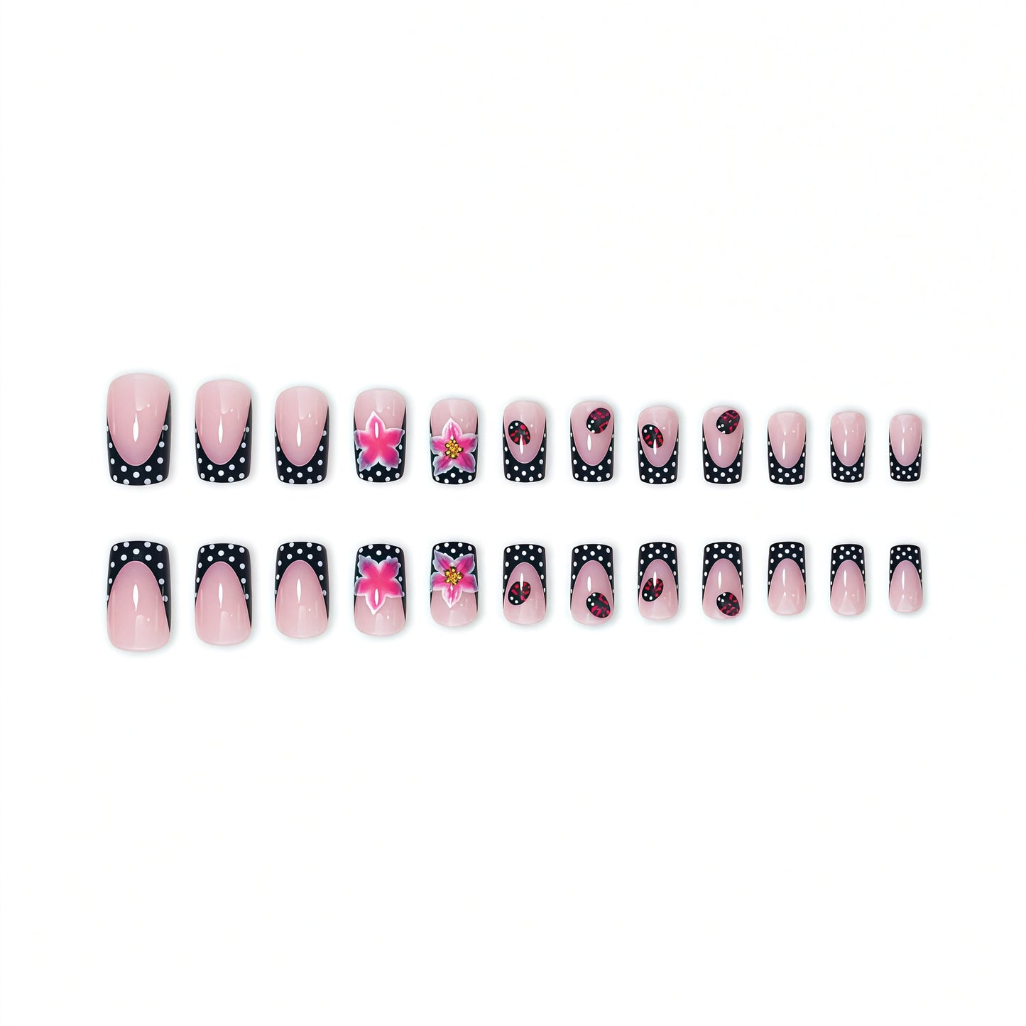 Blumenmuster Nail Art Extensions Brehn