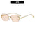 Moderne Anziehung Vintage-inspirierte hexagonale Sonnenbrille