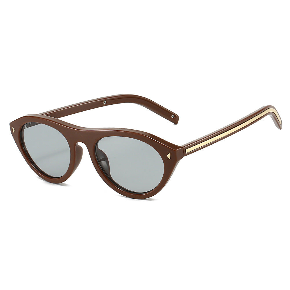 Retro-inspirierte geometrische Sonnenbrille Brehn