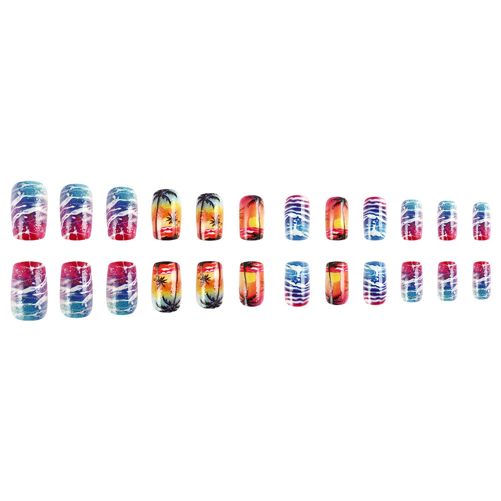 Tropical Sunset Nagelkunst Set Brehn