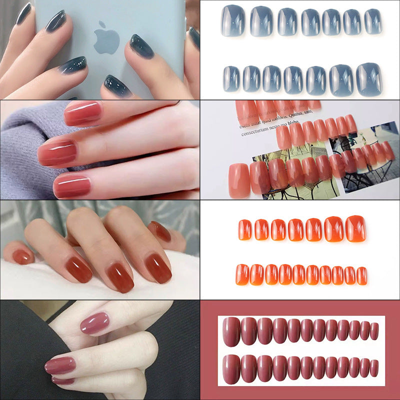 Glänzendes langes Nagelset Brehn