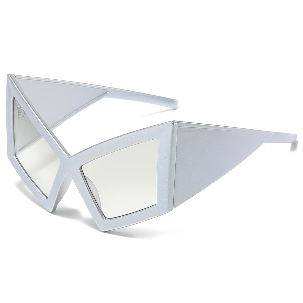 Futuristische Geometrische Schild Sonnenbrille Brehn