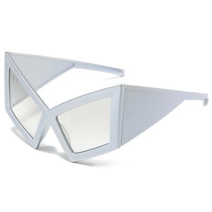 Futuristische Geometrische Schild Sonnenbrille Brehn