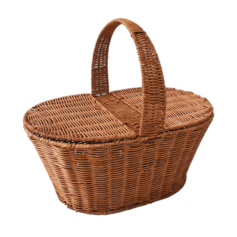 Handgewebter Picknickaufbewahrungskorb Brehn
