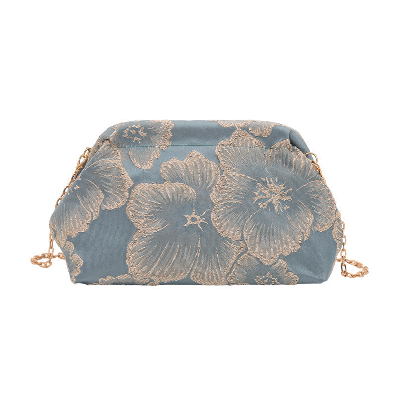 Bestickte Abendclutch Brehn
