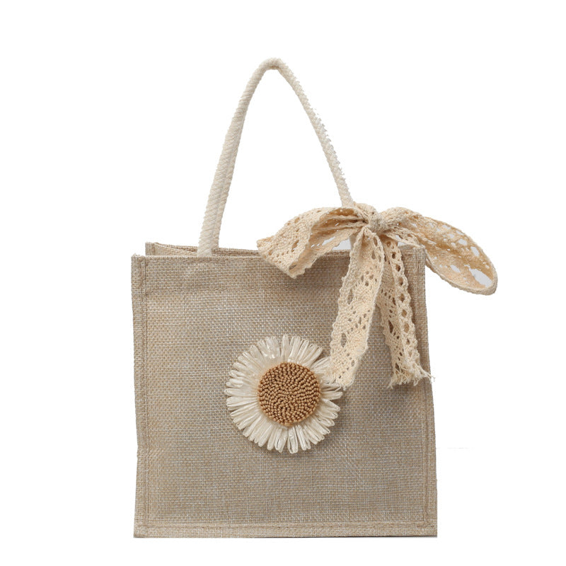 Elegante Blumenschmuck Handgefertigte Tragetasche