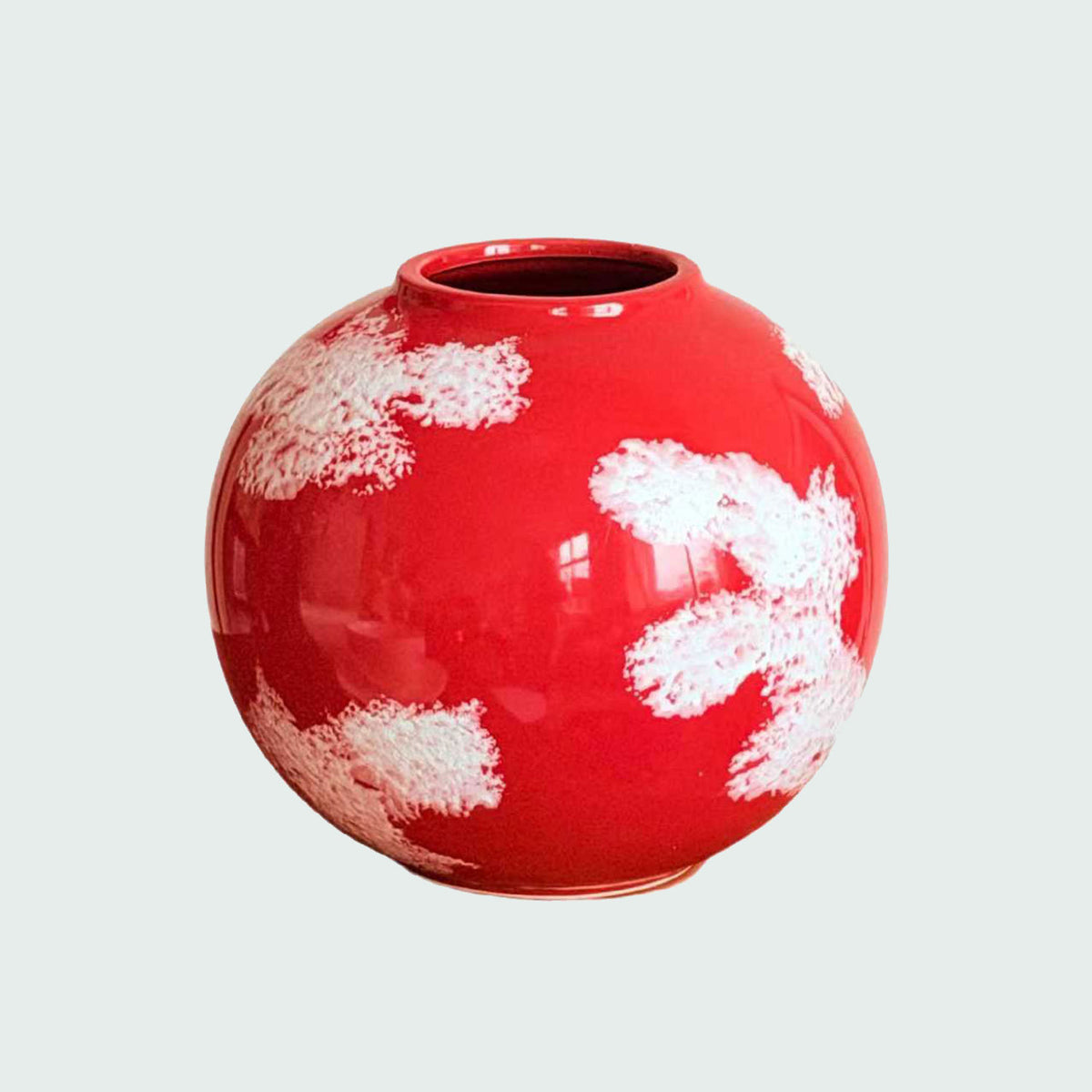 Künstlerische kugelförmige Keramikvase