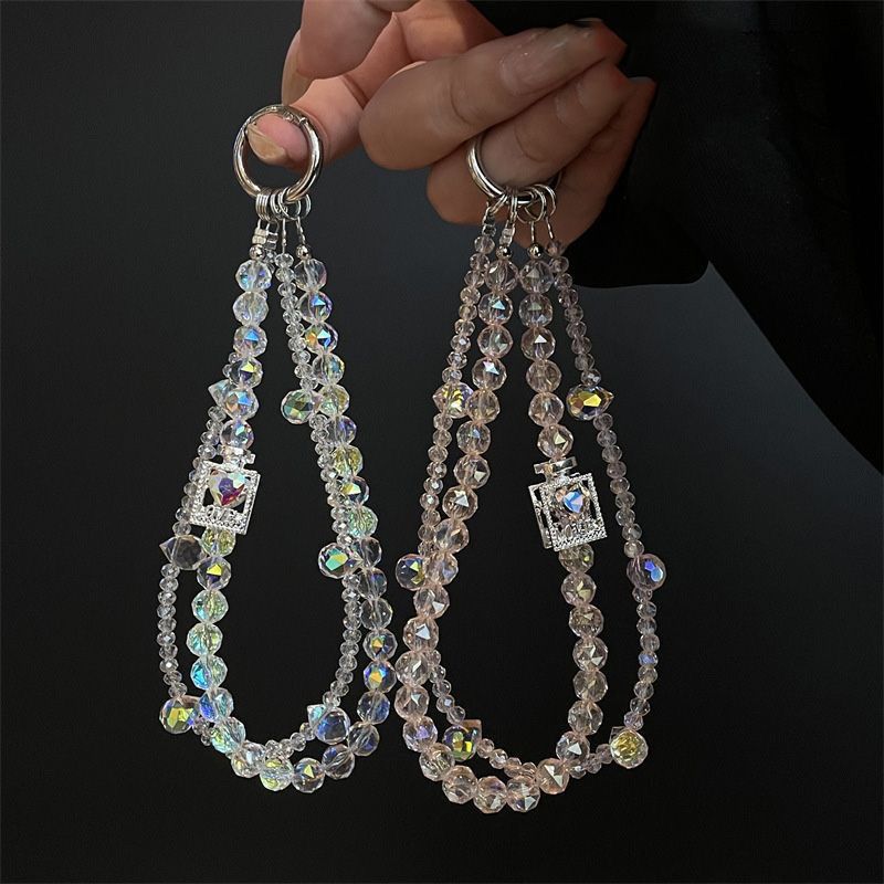 Eleganter Perlen Charm Schlüsselhalter Brehn