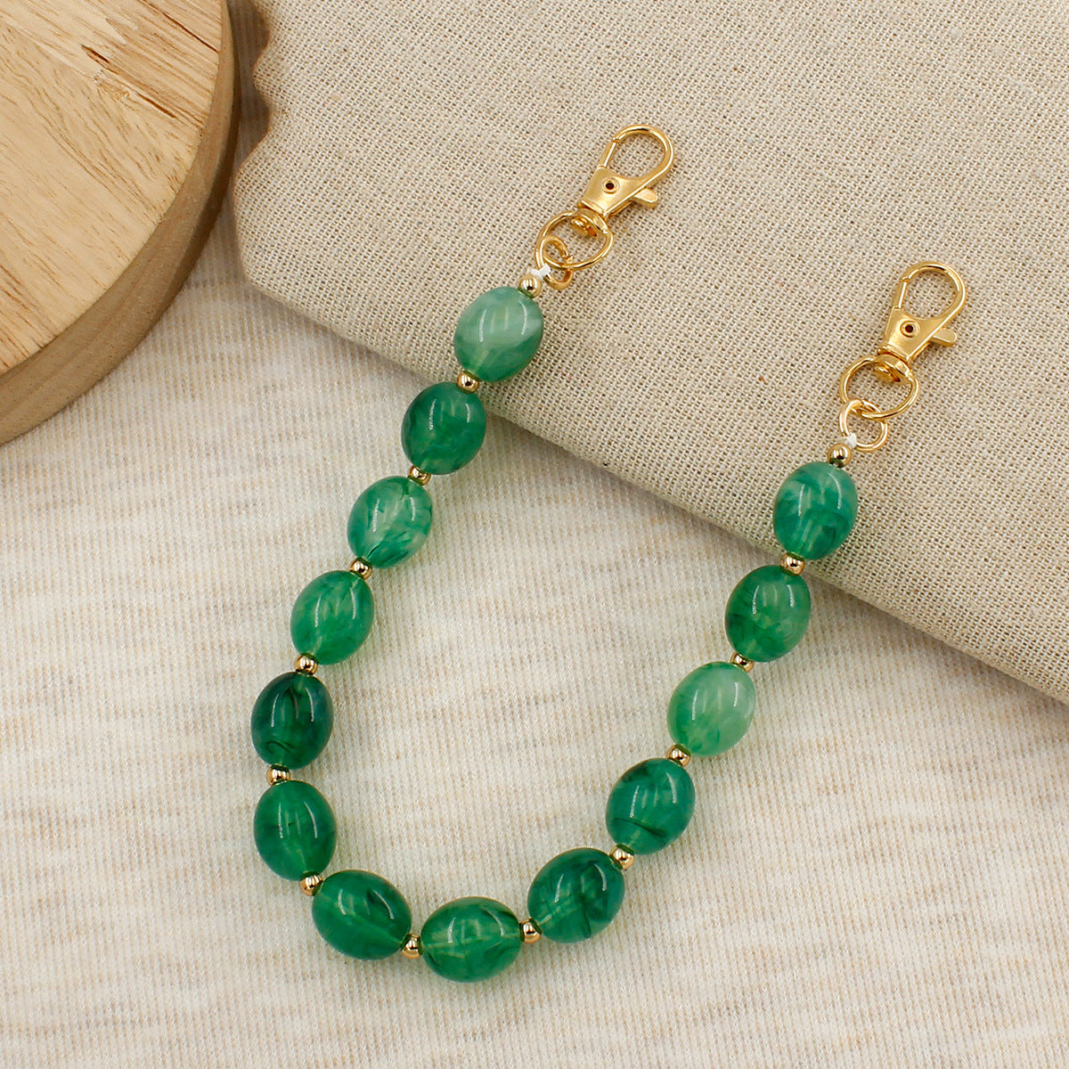 Elegante Perlen Brillenband Brehn