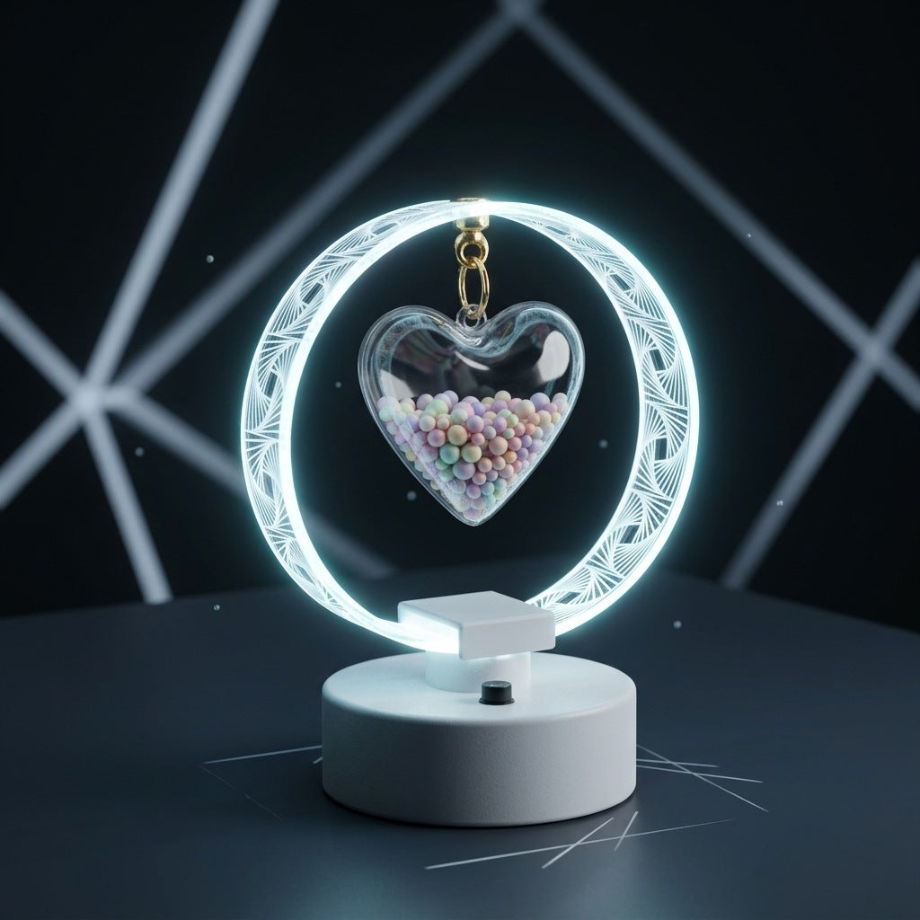 Herzförmige LED Tischlampe