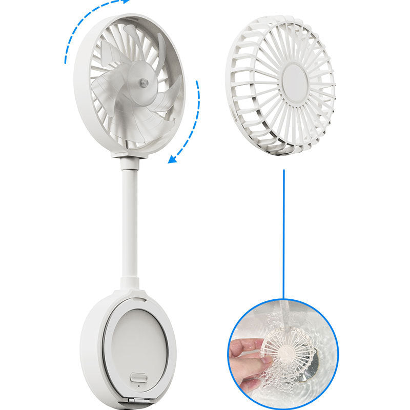 Damen tragbarer Smartphone-Ventilator mit flexiblem Halter Brehn