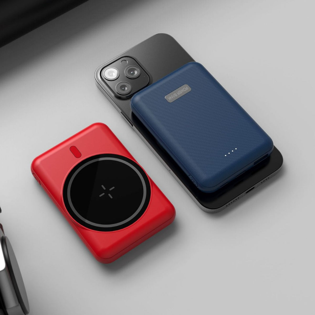 Hochleistungs Wireless Powerbank mit Integrierter Ladeanzeige Brehn